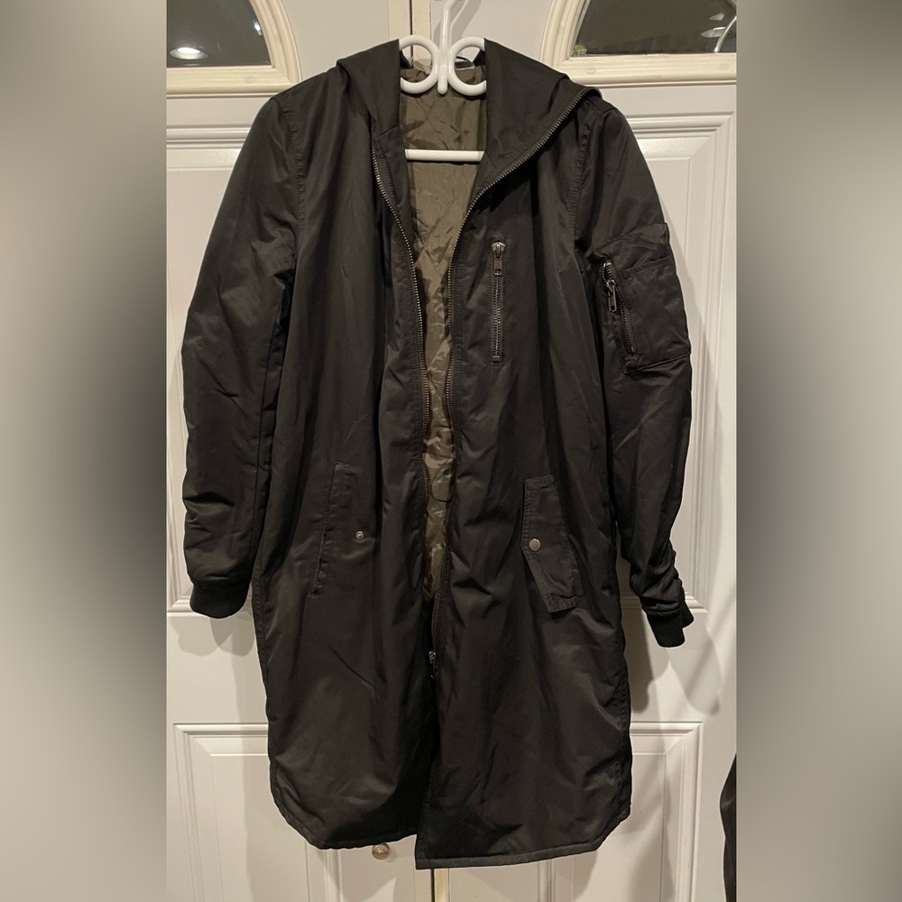 Long Bomberstyle Jacket